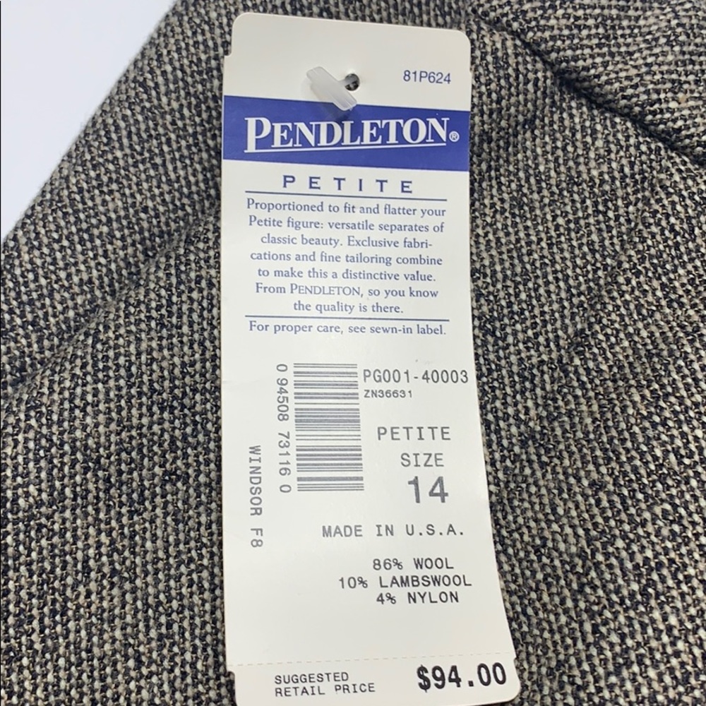 Pendleton wool blend pencil skirt with pockets - Picture 10 of 11